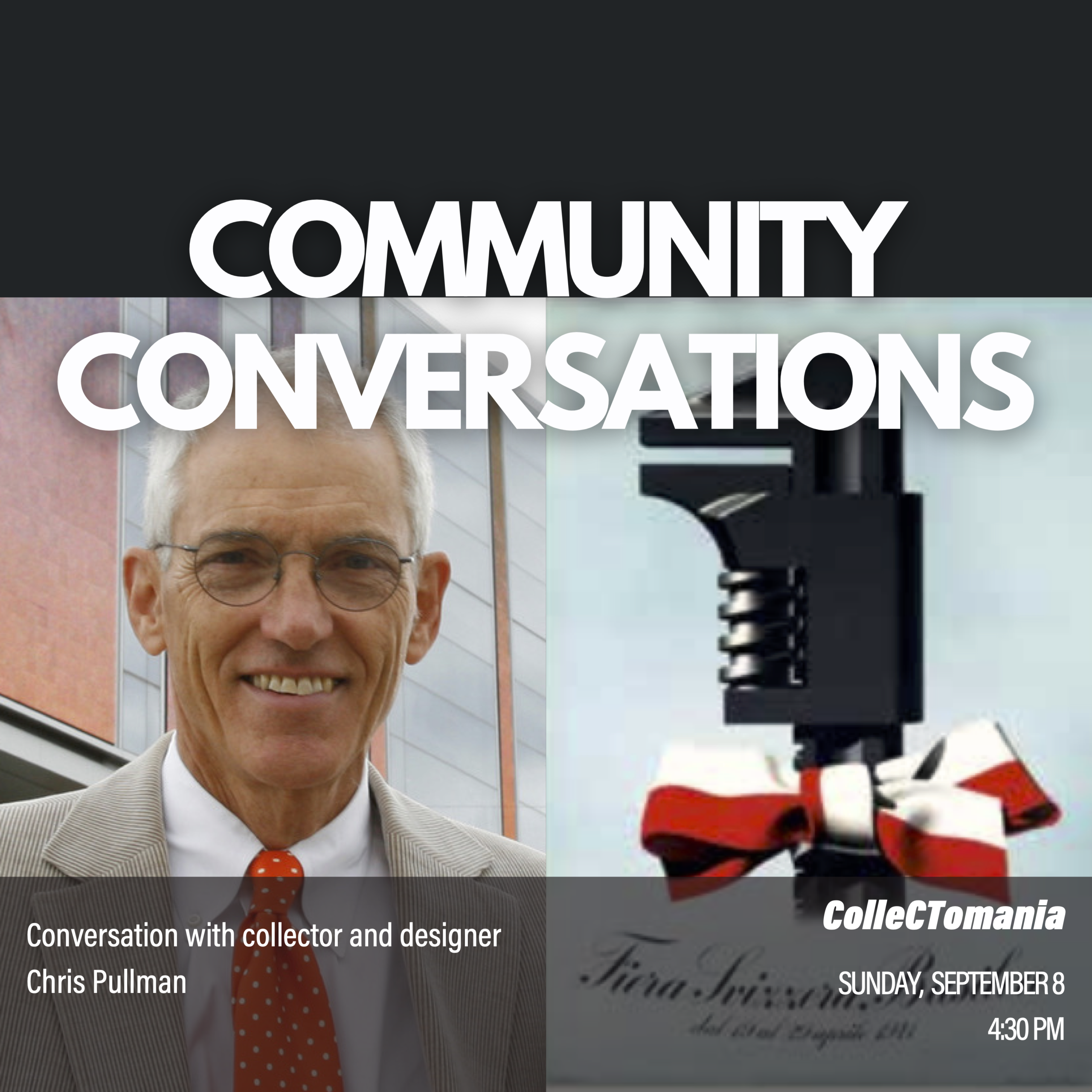 Collectomania Chris Pullman Community Conversations